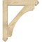 Ekena Millwork Legacy Arts and Crafts Rough Sawn Bracket w/ Offset Brace, Douglas Fir, 6"W x 30"D x 34"H BKT0604X30X34LEC03RDF - alternate 4